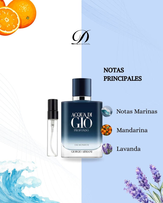 Acqua di Gio Profondo edp - Decant