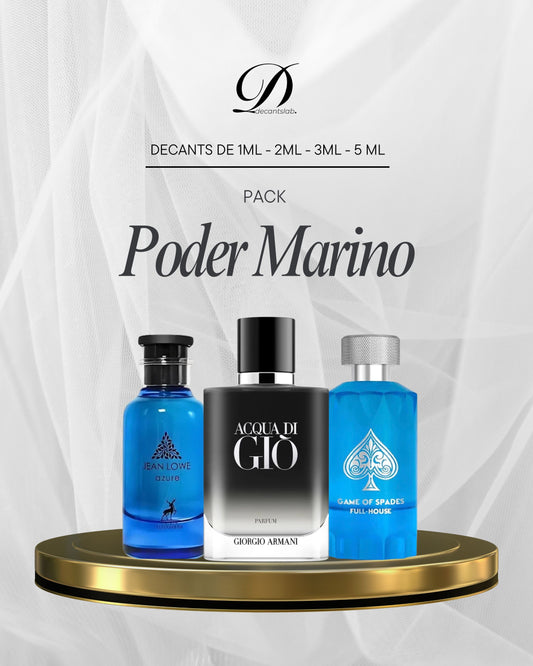 Pack Poder Marino - Decants Lab