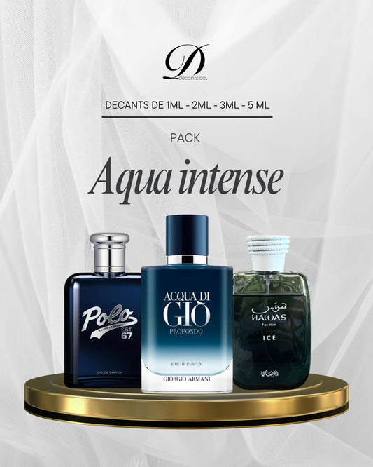Pack Aqua Intense - Decants Lab