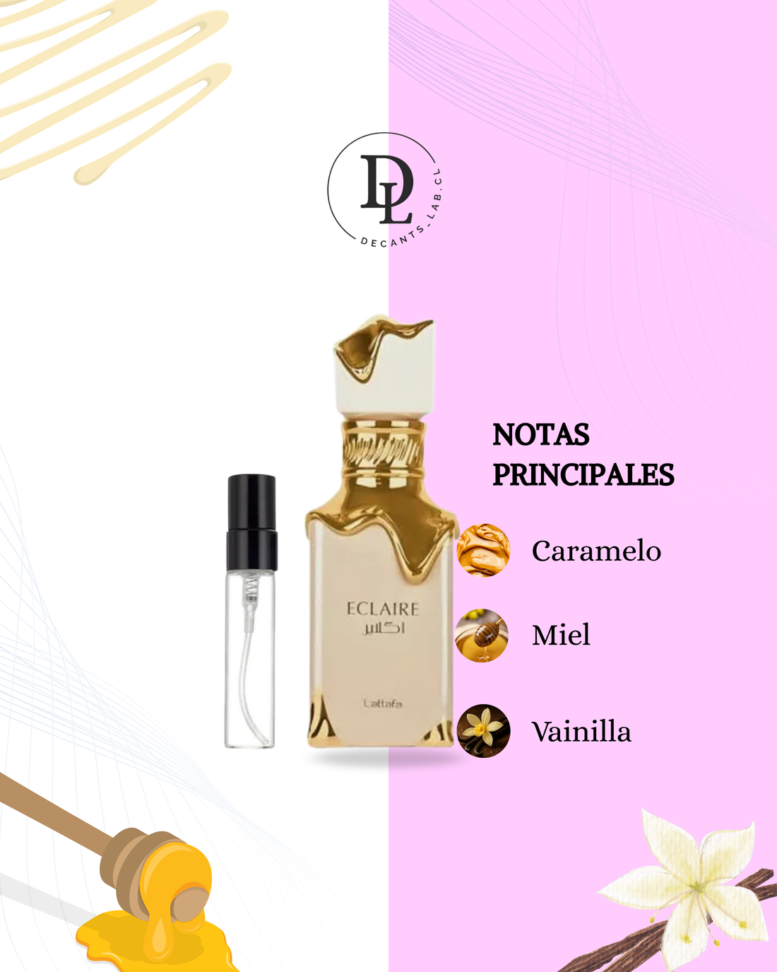 Eclaire de Lattafa – perfume gourmand con caramelo, leche y vainilla ...