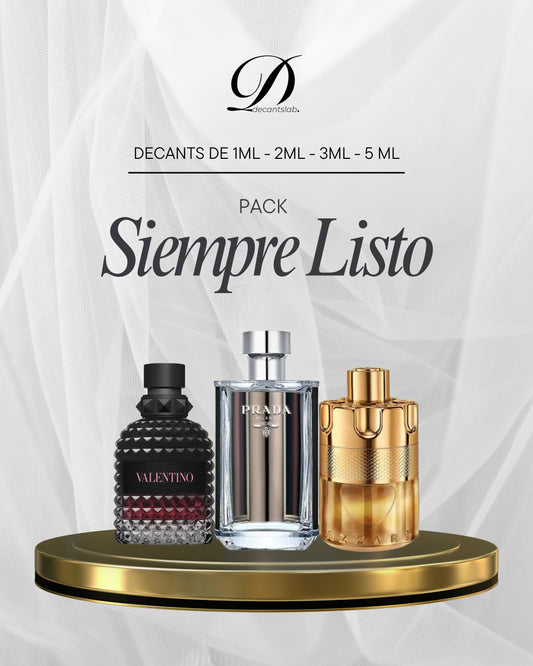 Pack Siempre Listo - Decants Lab