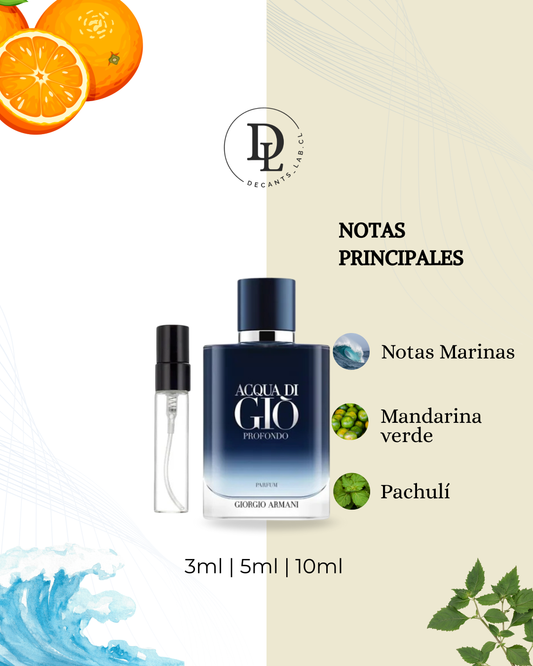 Acqua di Gio Profondo Parfum - Decant